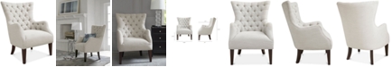 Furniture Adelyn Button Tufted Wing Back Chair